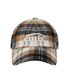 MULTI COLOR CHECK BALL CAP-ORANGE