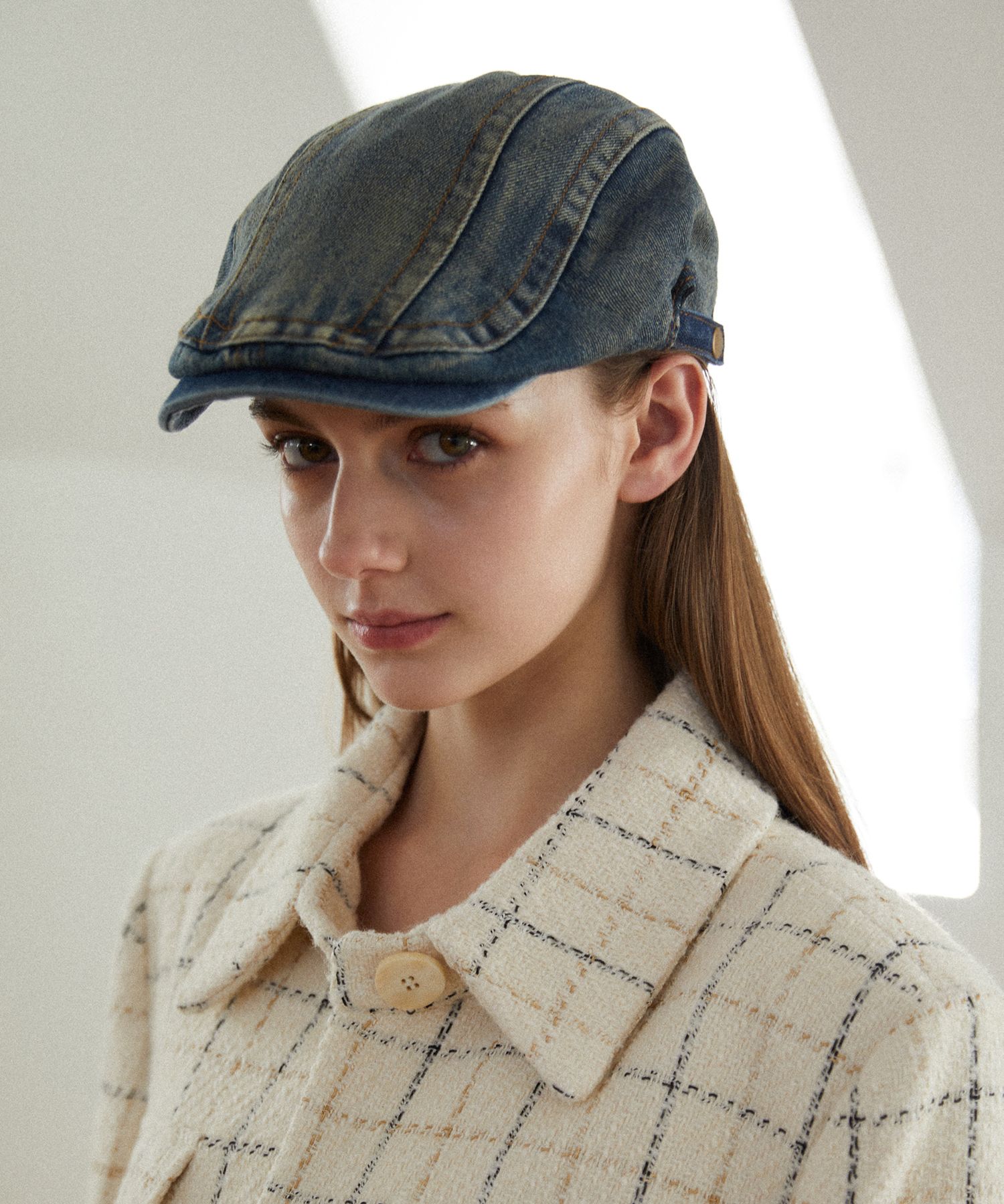 ベレー帽 TATIANA Mark Denim Hunting Cap HT8159 2 colors MUSINSA | TATIANA Mark Denim Hunting Cap HT8159 2 Colors