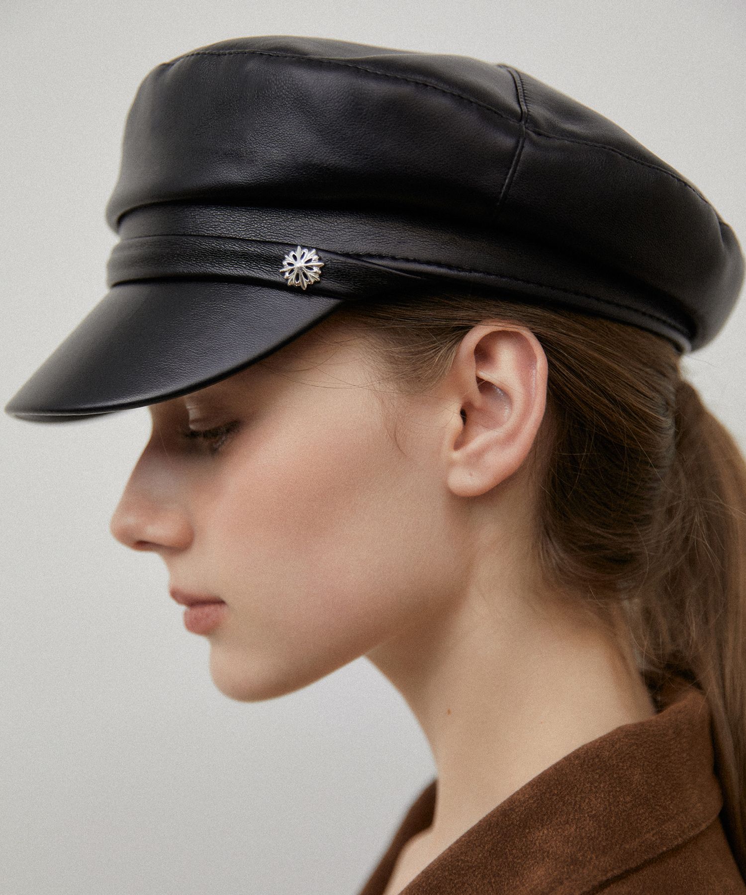 ★ TATIANA★ Urban Leather Sailor Cap HT8151 2 Colors 50065 MUSINSA公式 | TATIANA Urban Leather Sailor Cap HT8151 2 Colors