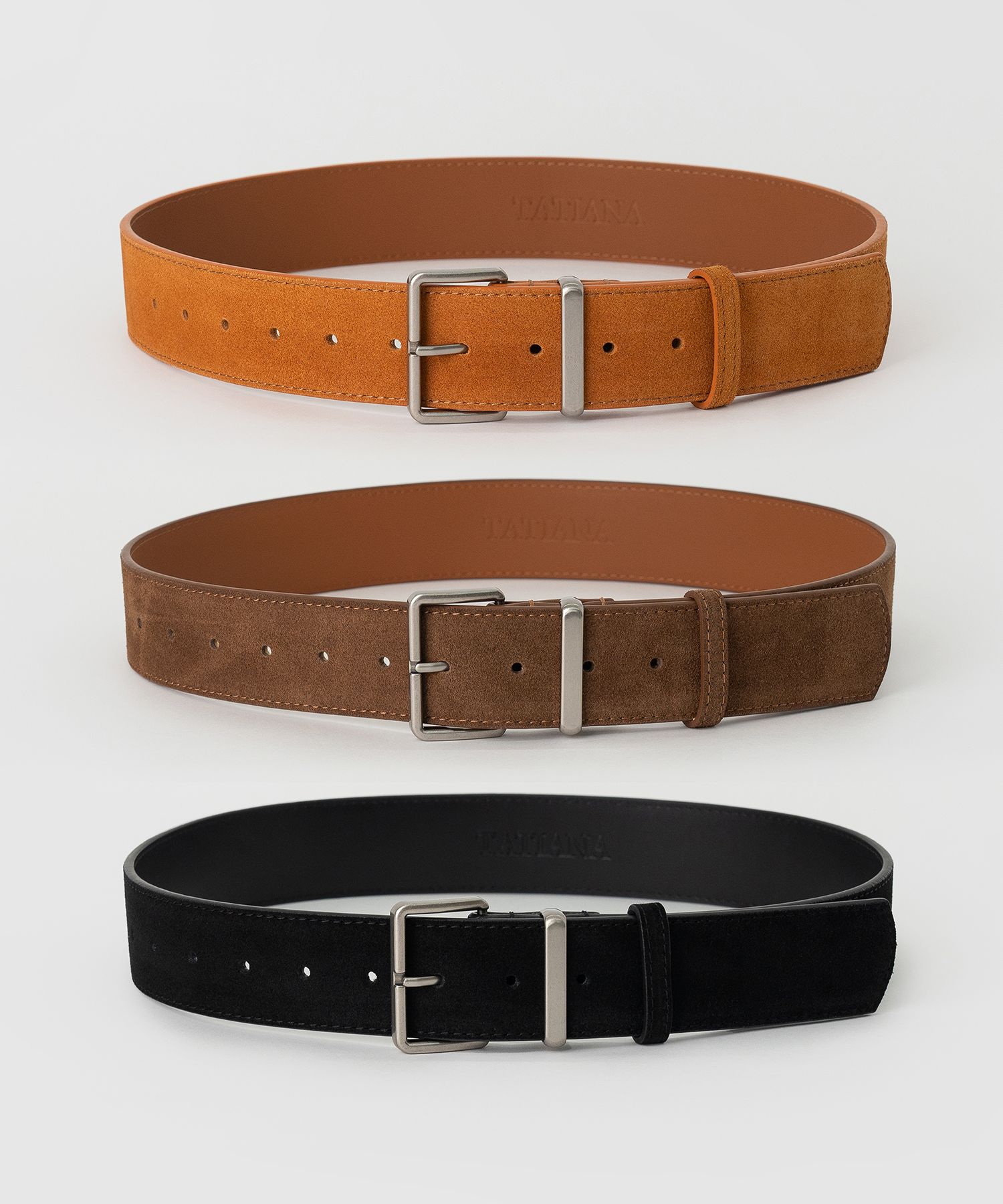 ●TATIANA● BT8048 Solid Square Buckle Suede Wide Belt 43mm MUSINSA | TATIANA BT8048 Solid Square Buckle Suede Wide Belt