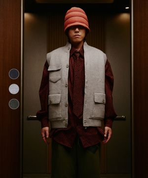 [지바노프 X 르뎁트]니트 패딩 베스트_울 블렌딩 [3컬러]