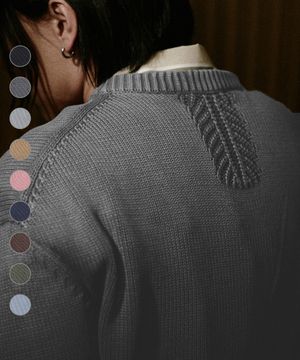 [지바노프 X 르뎁트]가먼트 베이직 라운드 풀오버 [9컬러]