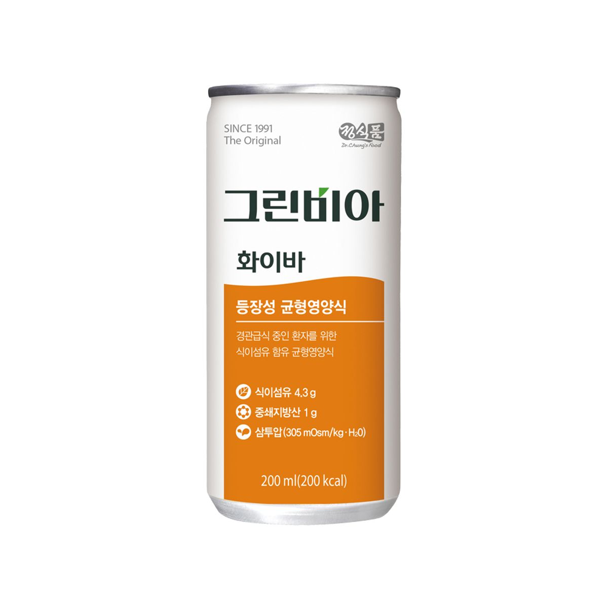 그린비아(GREENBIA) 화이바 200ml 30캔
