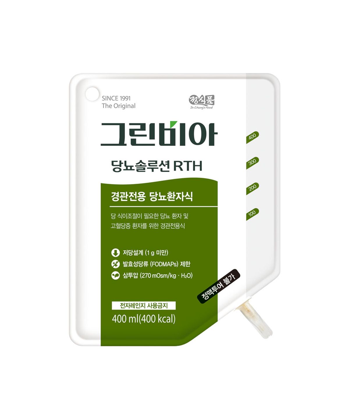 그린비아(GREENBIA) 그린비아 RTH 당뇨솔루션 400ml 20포