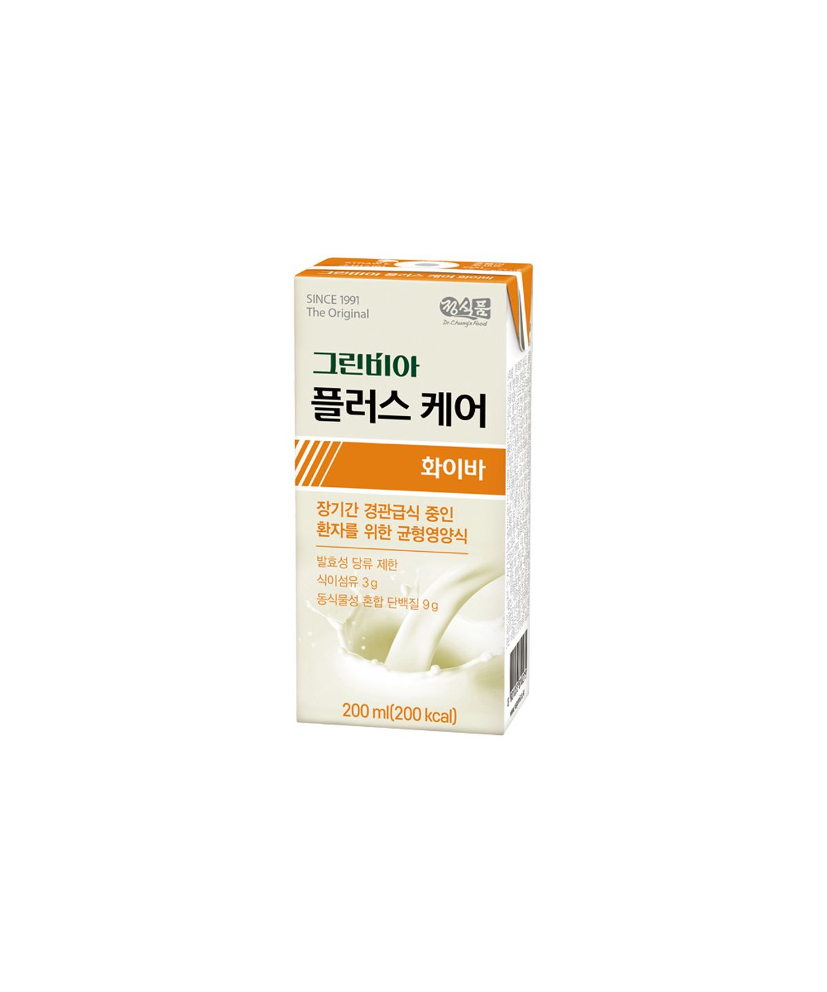 그린비아(GREENBIA) 그린비아 플러스케어 화이바 200ml 48팩