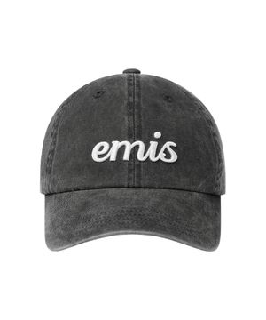 VINTAGE PIGMENT BALL CAP-BLACK