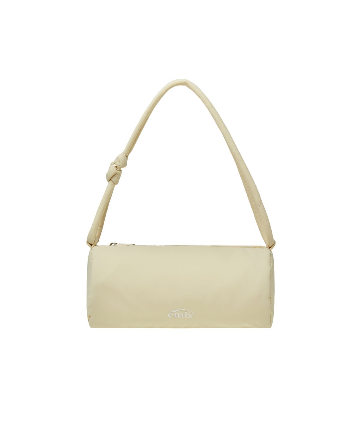 이미스(EMIS) PUFFER BARREL BAG-BEIGE