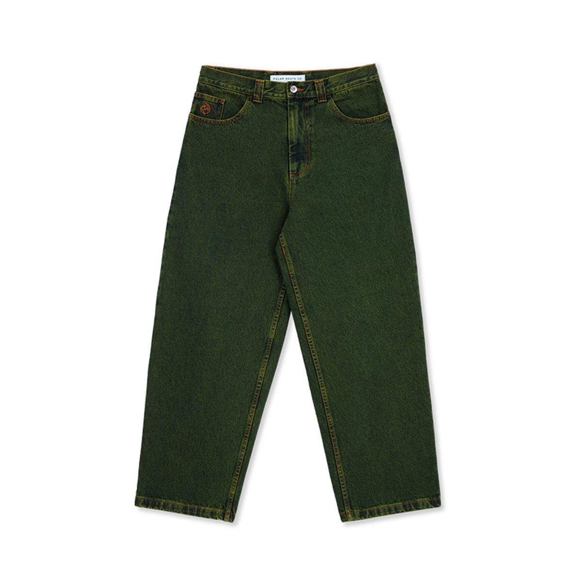 폴라(POLAR) Big Boy Pants [Chartreuse/Blue]