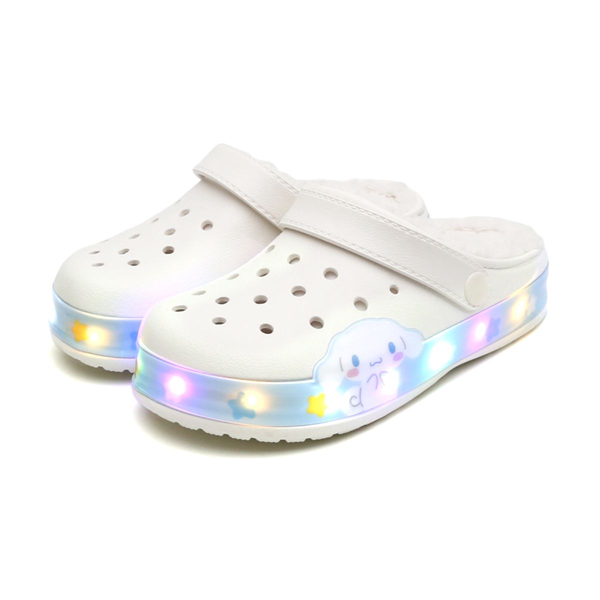 산리오 키즈(SANRIO) 시나모롤 팝핑 라이팅 방한샌들