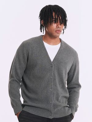 데일리 에센셜 컴포트 니트 가디건[그레이]