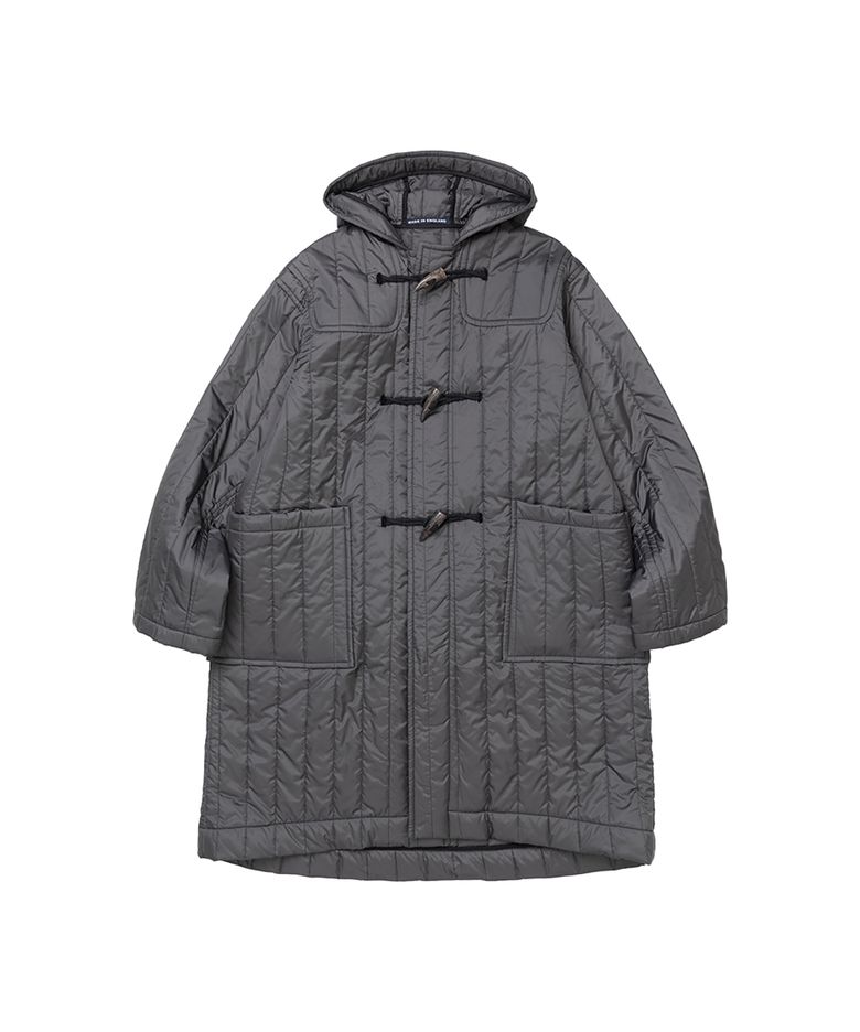 Oversize Quilted Duffle Coat - Resent Grey 58