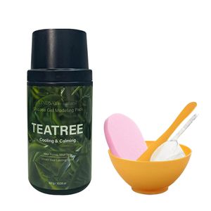 리네추럴 티트리 모델링팩 300g+팩도구+클렌징해면 증정 홈에스테틱 5종