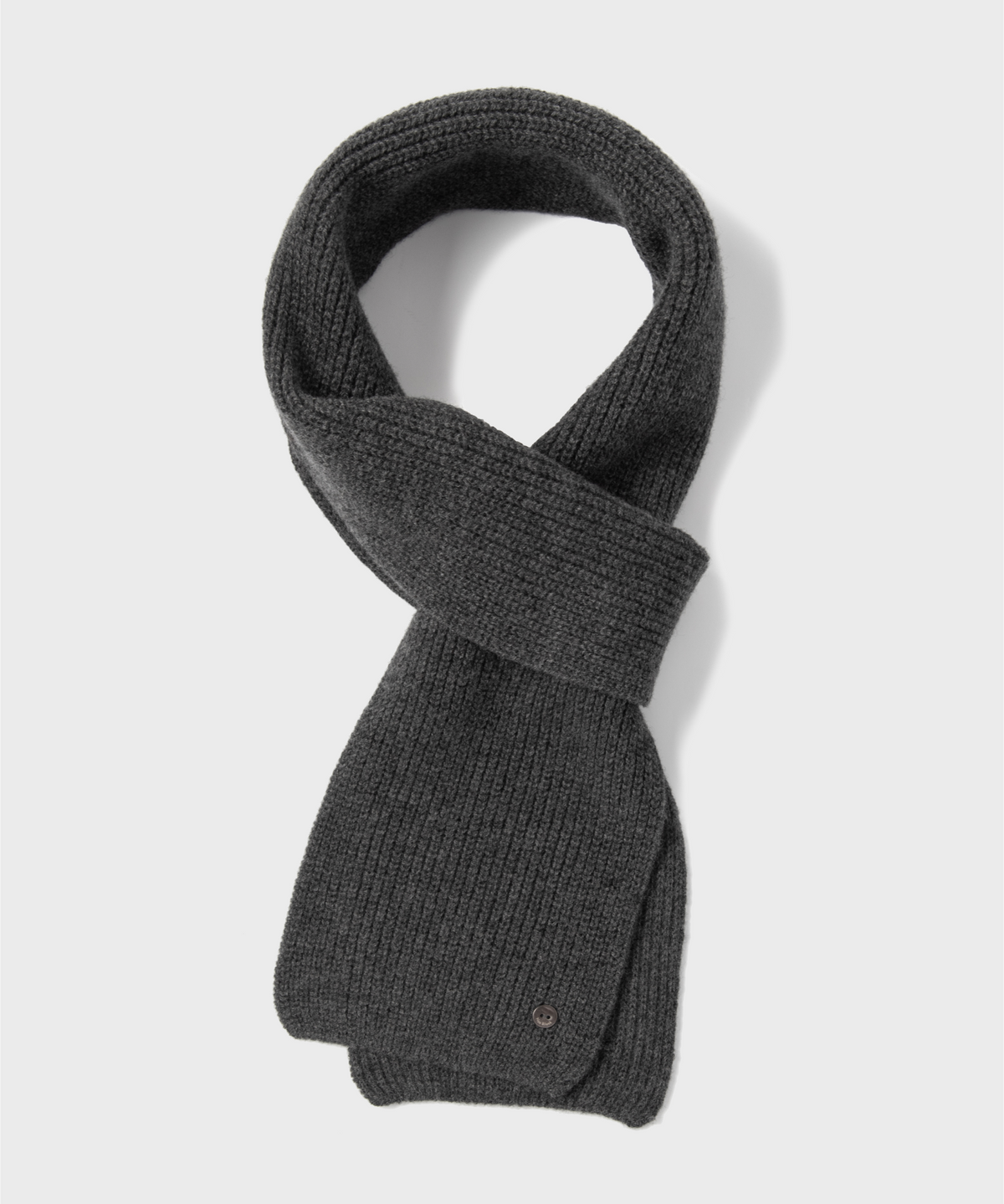 넌블랭크(NONBLANK) W100 숏 머플러_DARK GREY