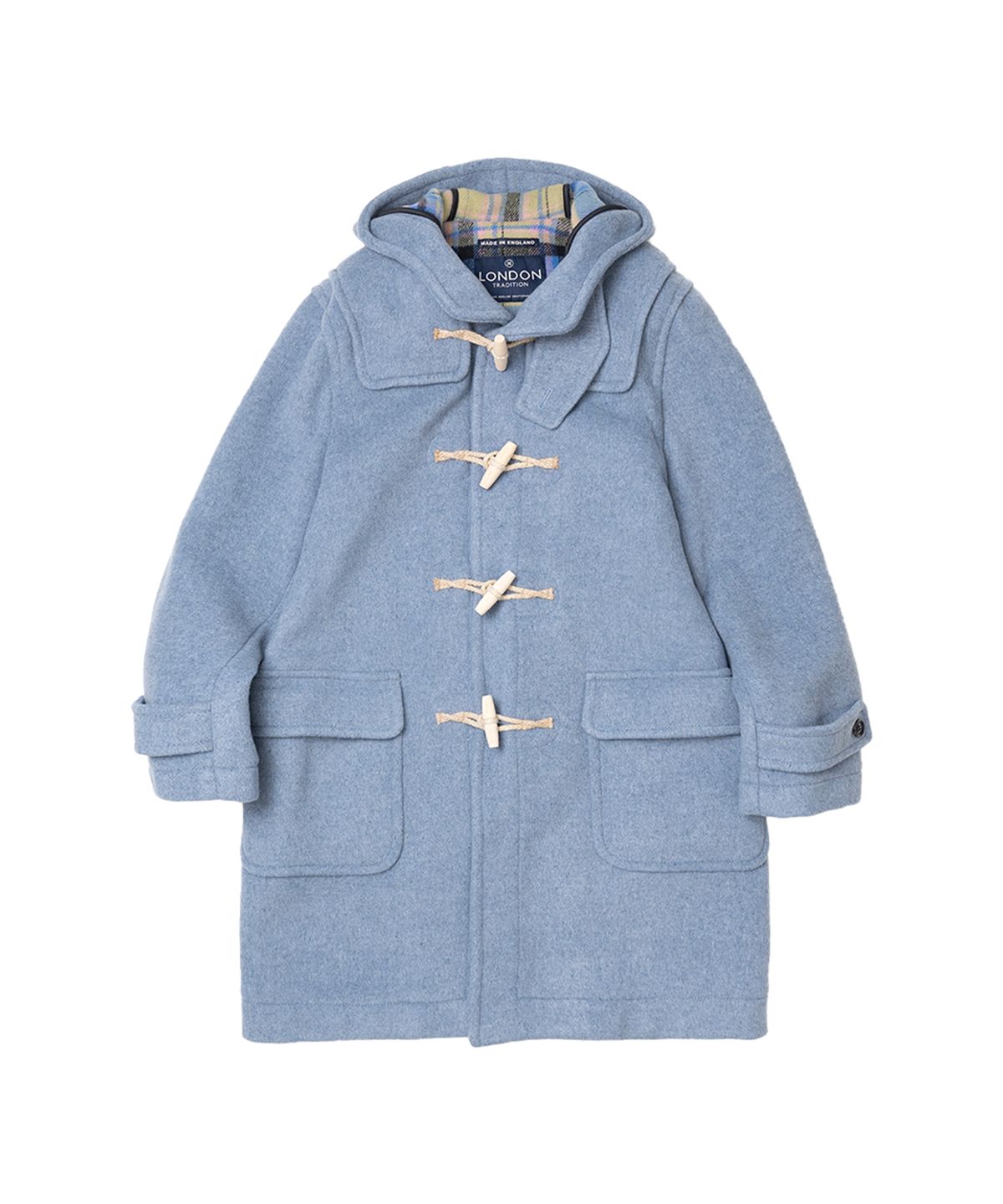 런던트레디션(LONDONTRADITION) Mens Erica Duffle Coat - Glacier A25