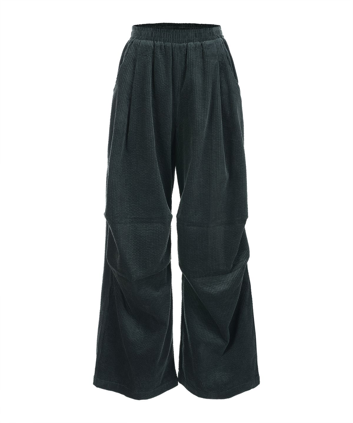 라라폭스(LALAFOX) CORDUROY WIDE PANTS CHARCOAL BQ4WP004