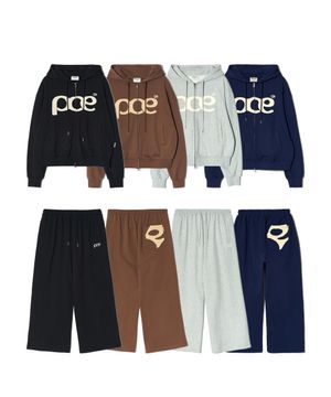 PCE APPLIQUE SWEAT SET UP (4COLORS)