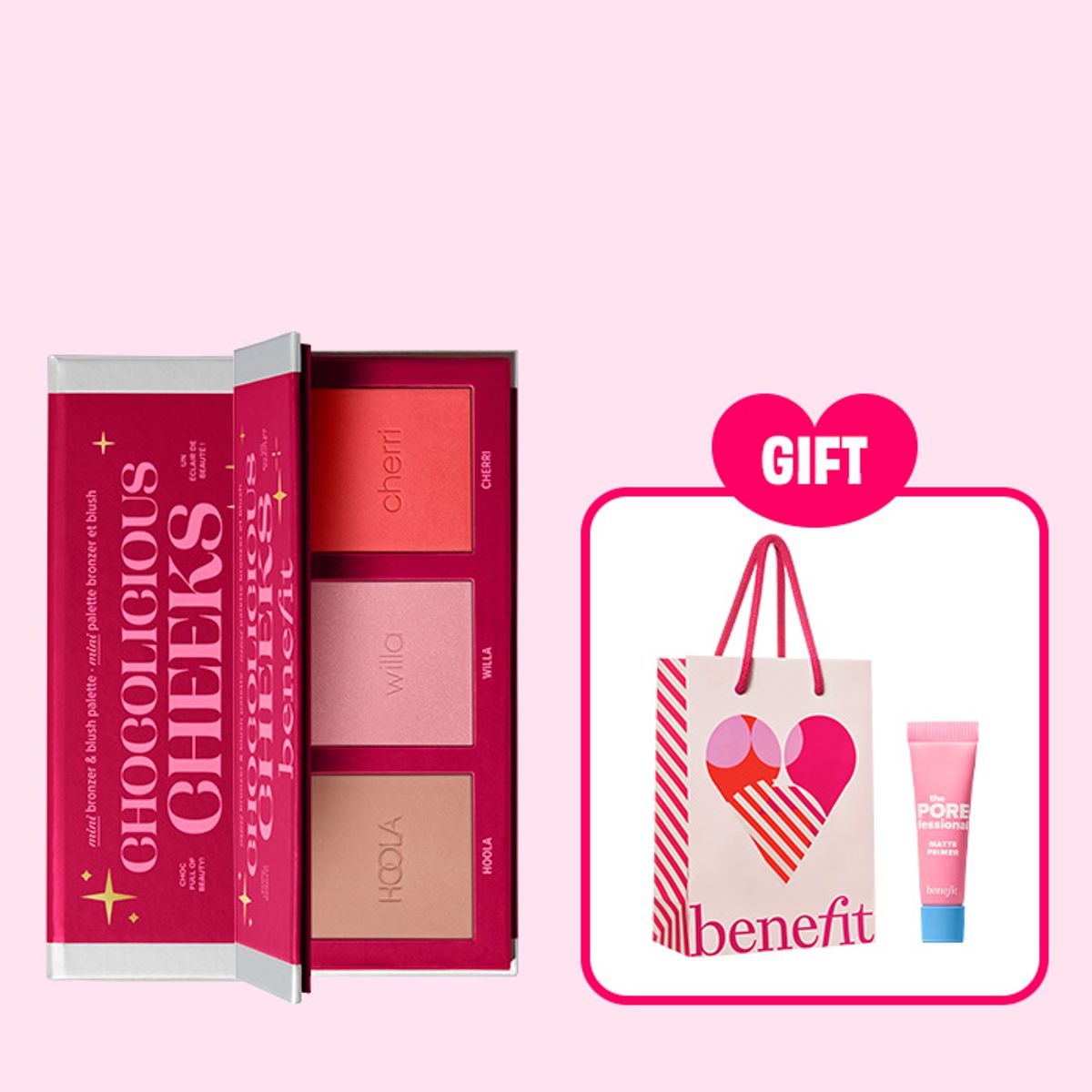 베네피트(BENEFIT) 초콜리셔스 치크 (+쇼핑백+프라이머 샘플 증정)