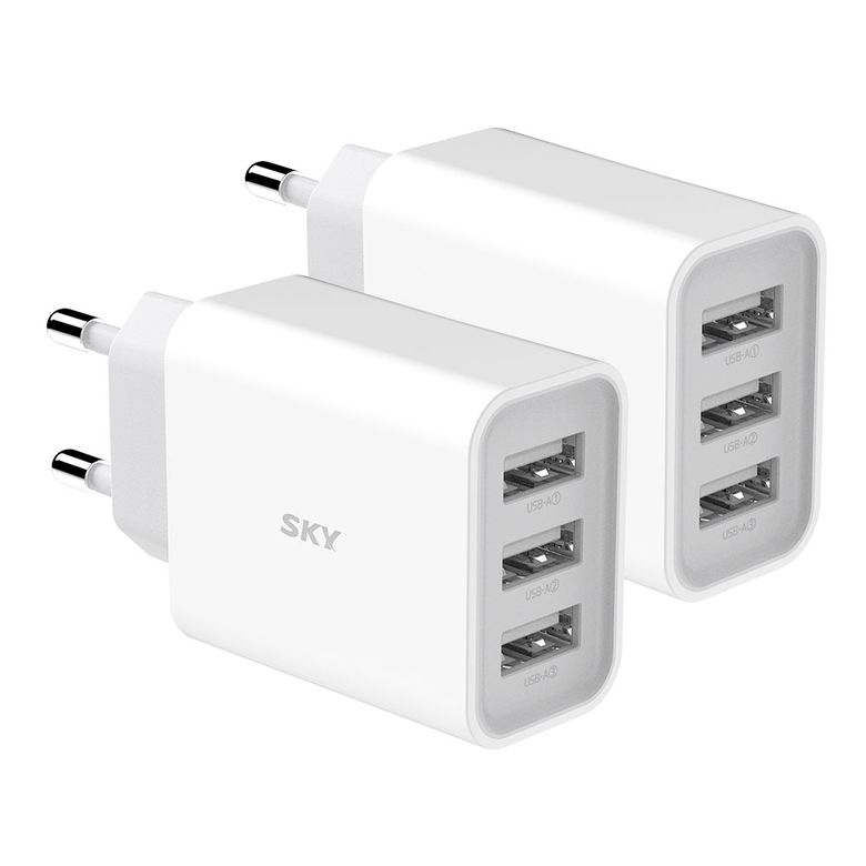 [2PACK] 18W USB 3포트 멀티충전기 C3