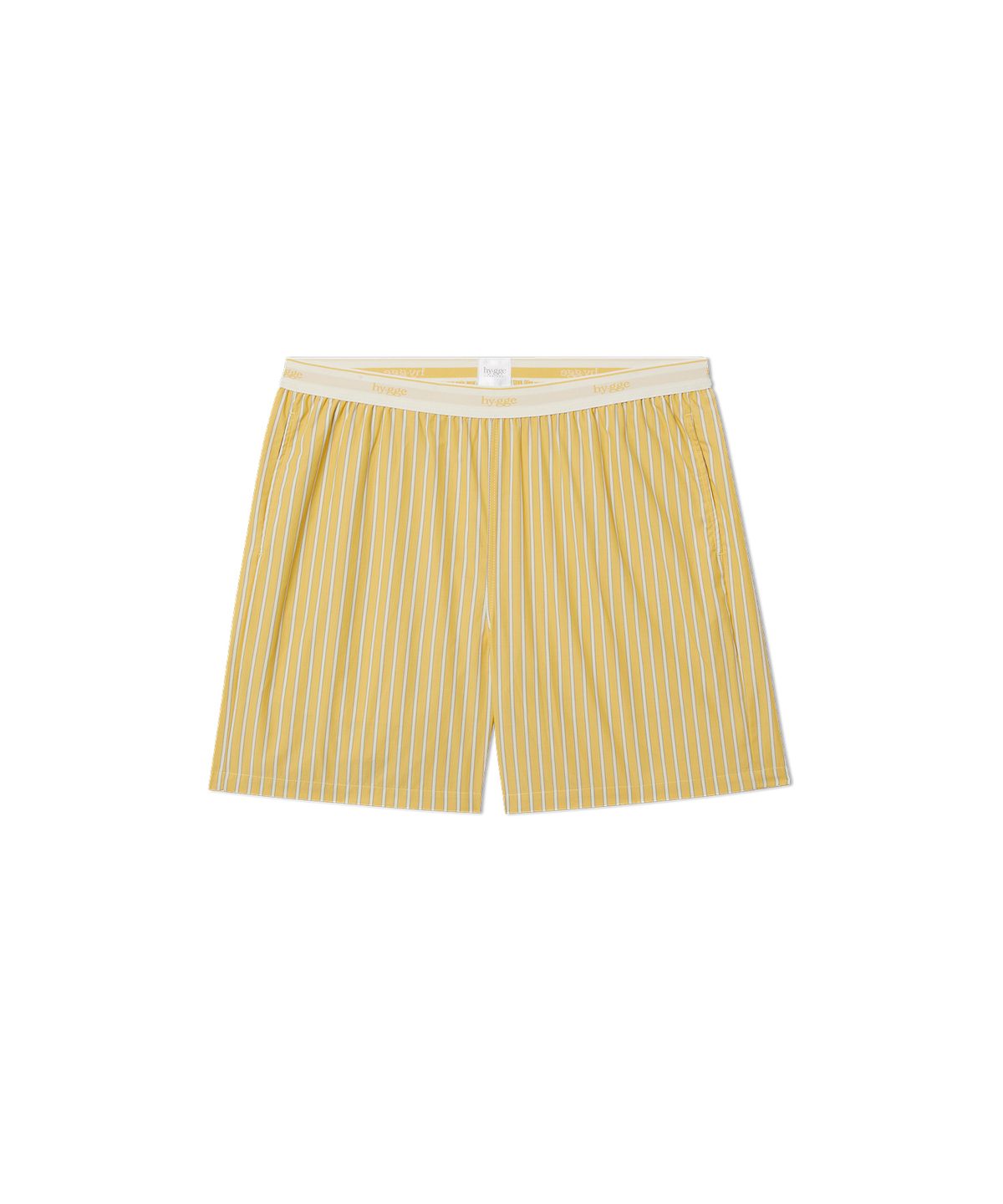휘게 언더웨어(HYGGE UNDERWEAR) 굿나잇 파자마 숏팬츠 - 옐로우