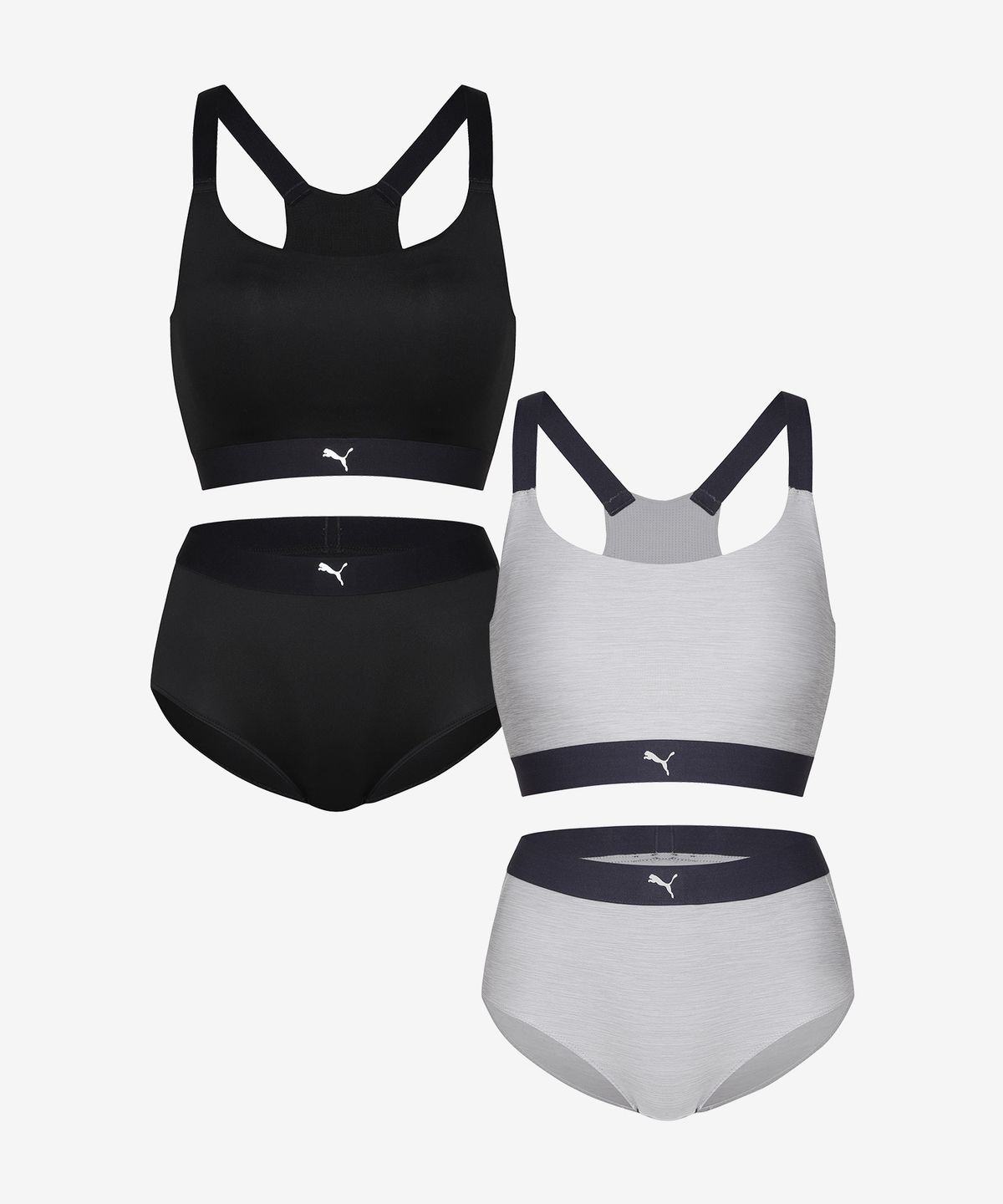 푸마 바디웨어(PUMA BODYWEAR) [2SET] 액티브 스포츠 런닝 브라팬티
