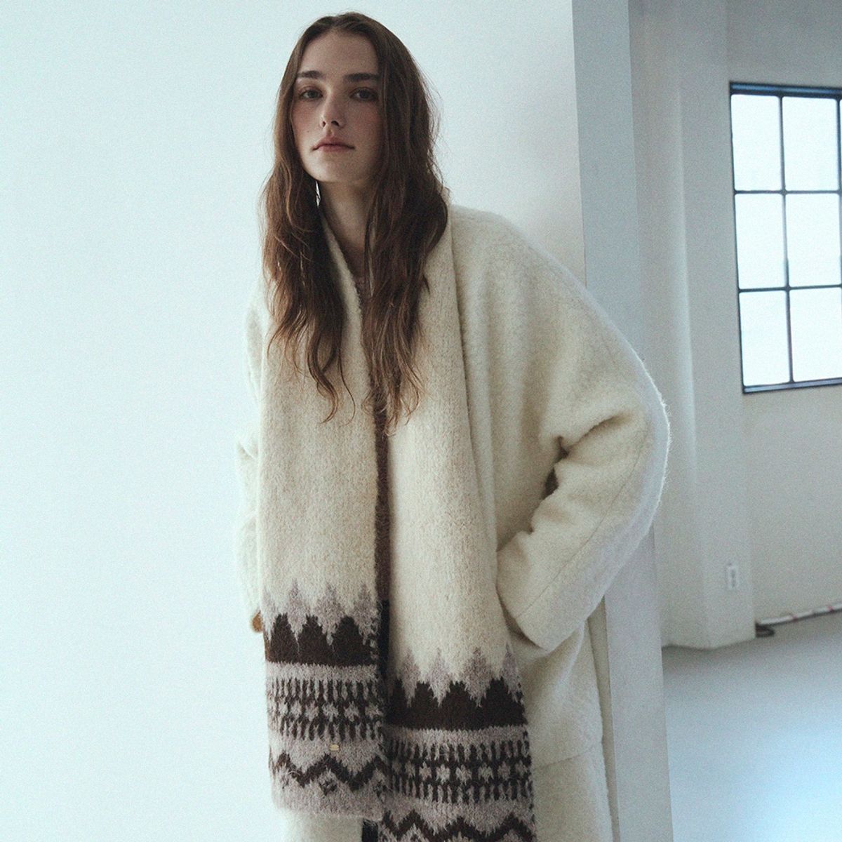 메르헨(MERCHEN) Nordic wool muffler_5color