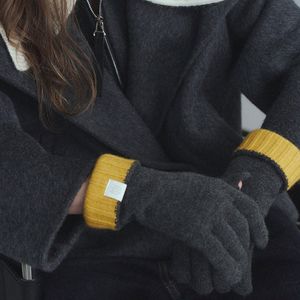 남여공용 Couple two-tone gloves_4color