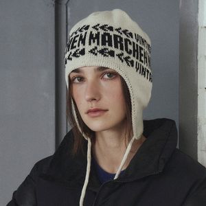 남여공용 Jacquard logo earflap_7color