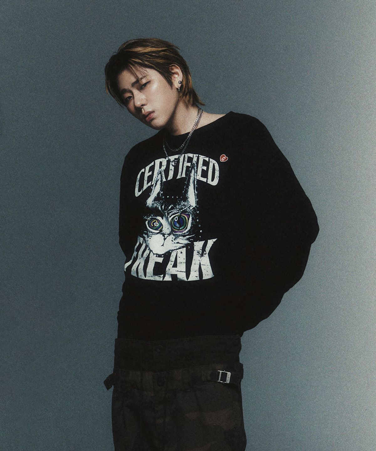 그레일즈(GRAILZ) [ZICO X GRAILZ] VINTAGE FREAK CAT LONG SLEEVE