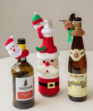 크리스마스 홈파티 와인 홀더 3type