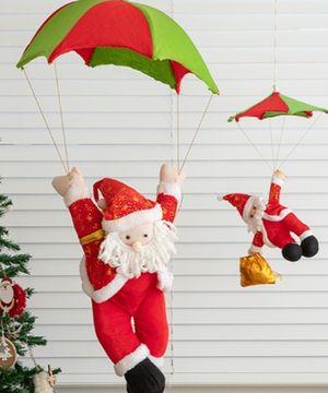 크리스마스 하늘에서 내려온 산타 인형 2type