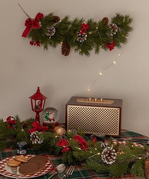 크리스마스 전나무 가랜드 리스 2type