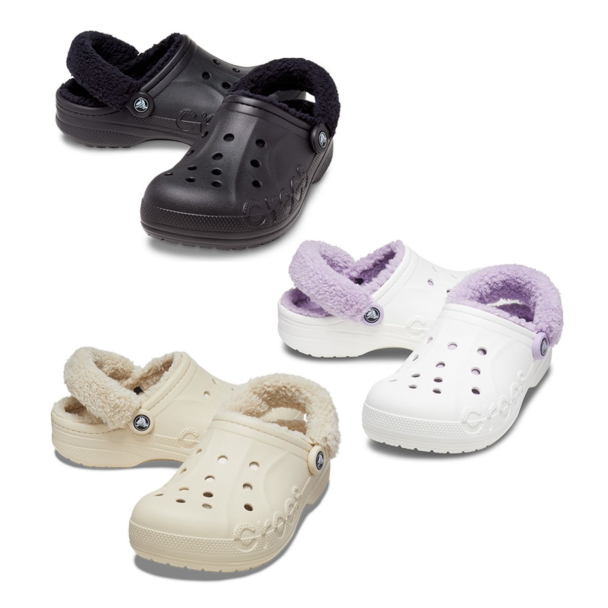 크록스(CROCS) 공용 바야 라인드 퍼즈 스트랩 클로그 3종 택1 (23FUCL206633)