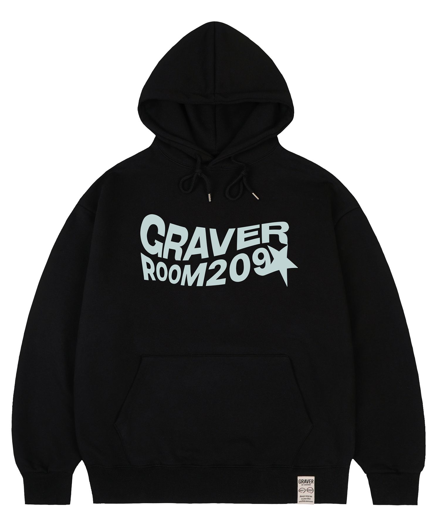 【GRAVER】24FW★ Wave Star Logo Hoodie MUSINSA | GRAVER [UNISEX]Wave Star Logo Hoodie_4color