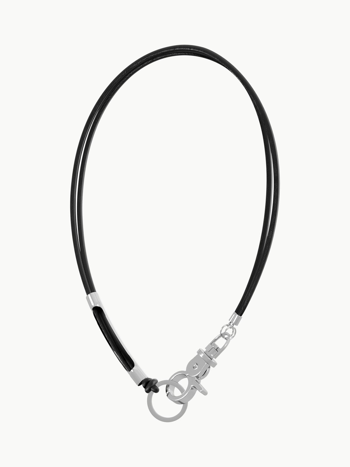 세이지가(SAGEGA) 3way Leather Necklace (Black)