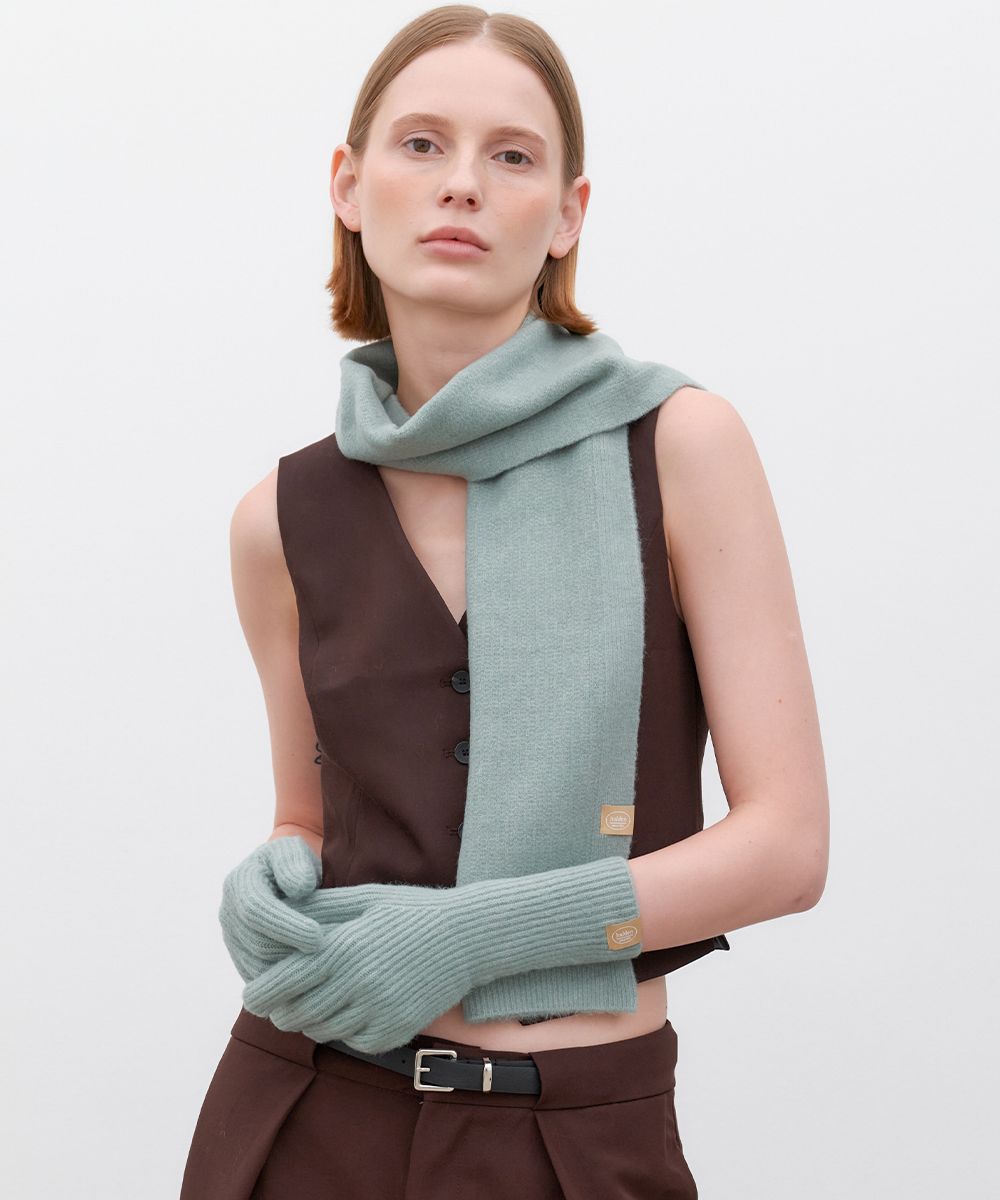 手袋 HALDEN premium muffler gloves set (M024_charcoal) MUSINSA | HALDEN premium muffler gloves set (M024_light green)
