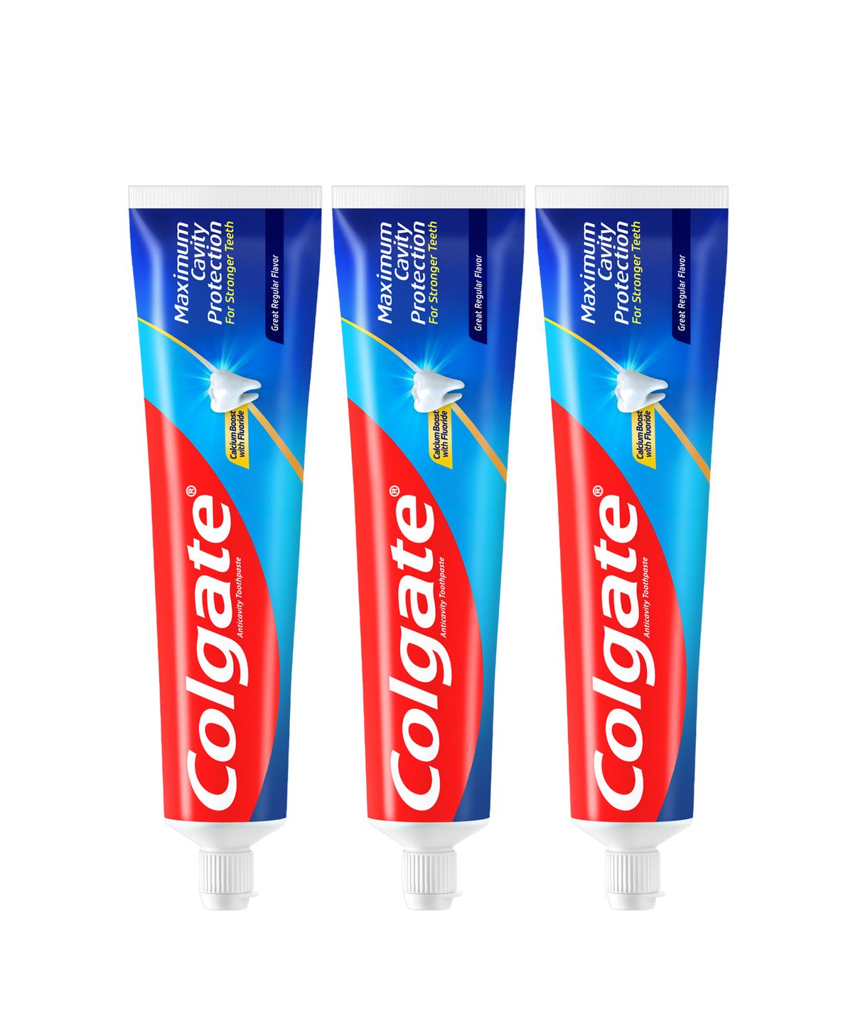 콜게이트(COLGATE) 캐비티 프로텍션 고불소치약 레귤러 100g 3개