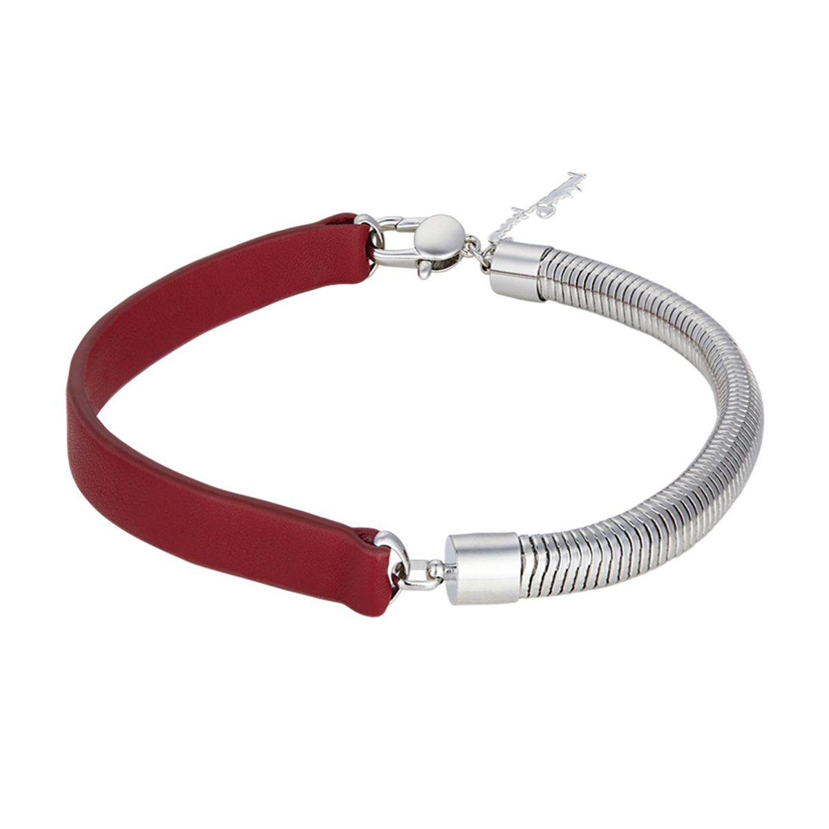 에브리벌스데이(EVERYBIRTHDAY) Half-leather red necklace