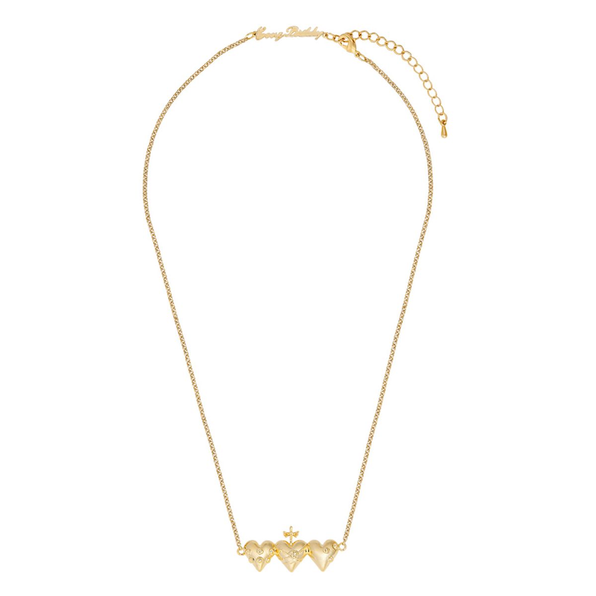 에브리벌스데이(EVERYBIRTHDAY) Heart rose sword gold necklace