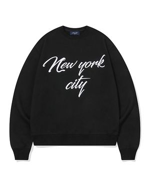 뉴욕시티  맨투맨_블랙