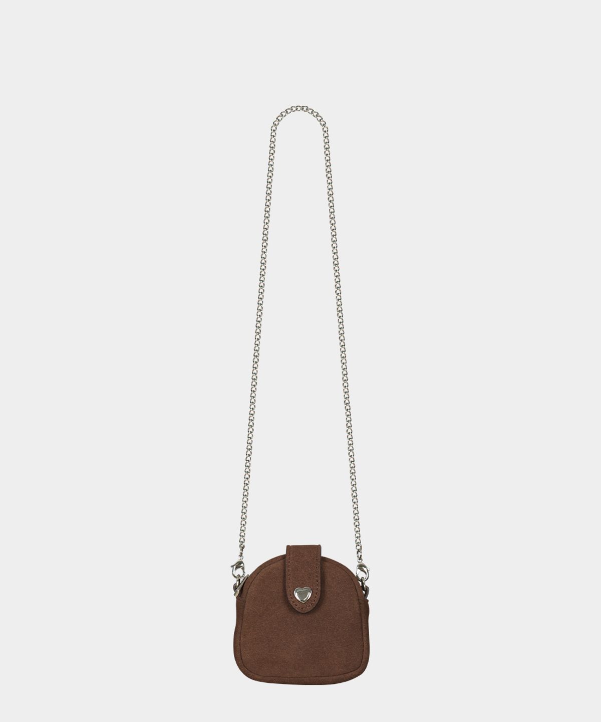 키시닝(KISYNING) Suede Half Moon Mini Bag (Brown)
