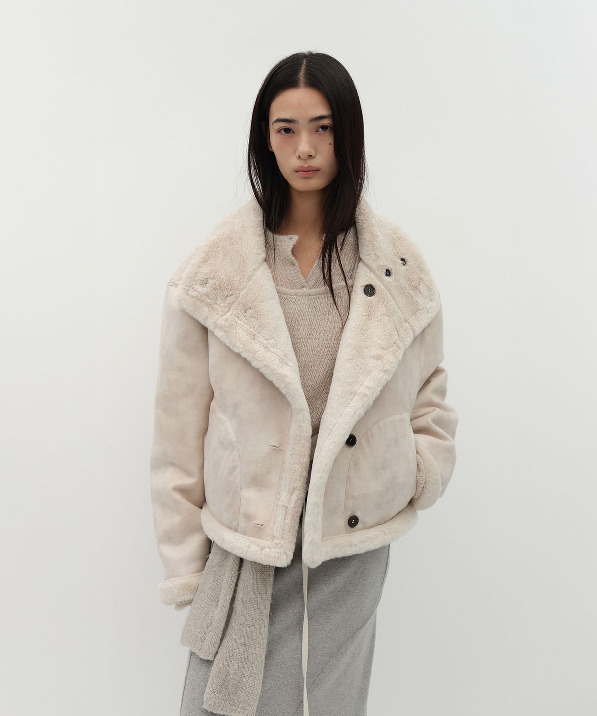 로우타이드(LOW TIDE) REVERSIBLE MUSTANG [BEIGE]