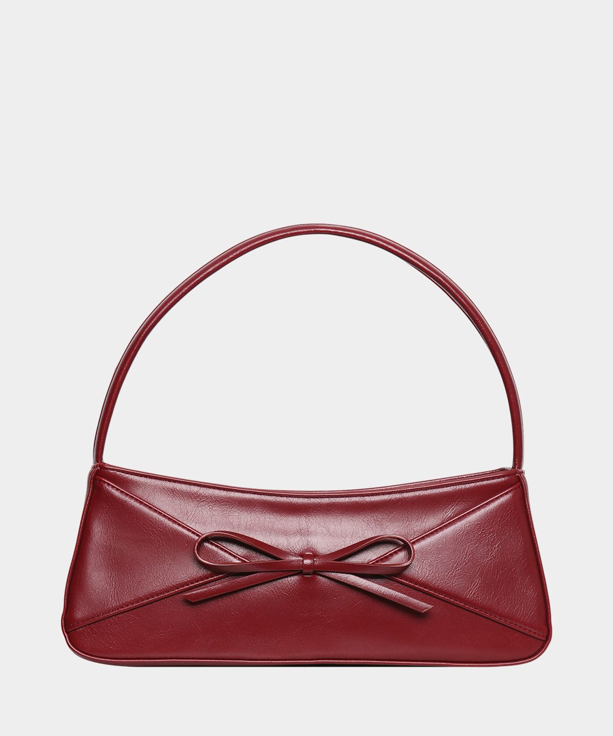 키시닝(KISYNING) Glossy Ribbon tote Bag (Red)
