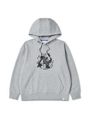 폴루션 휴먼 후드 그레이