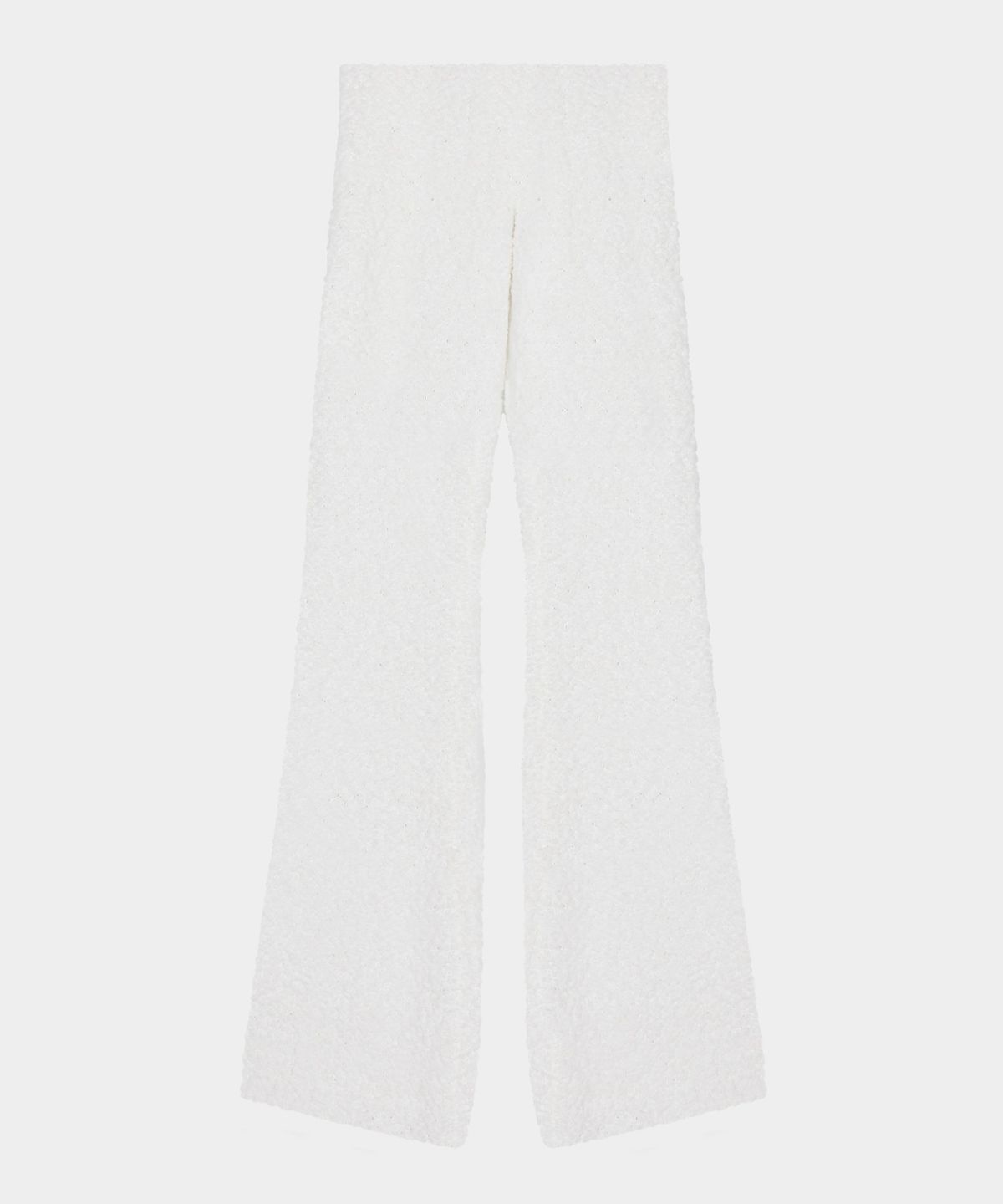 키시닝(KISYNING) Soft Fluffy Knit Pants (White)