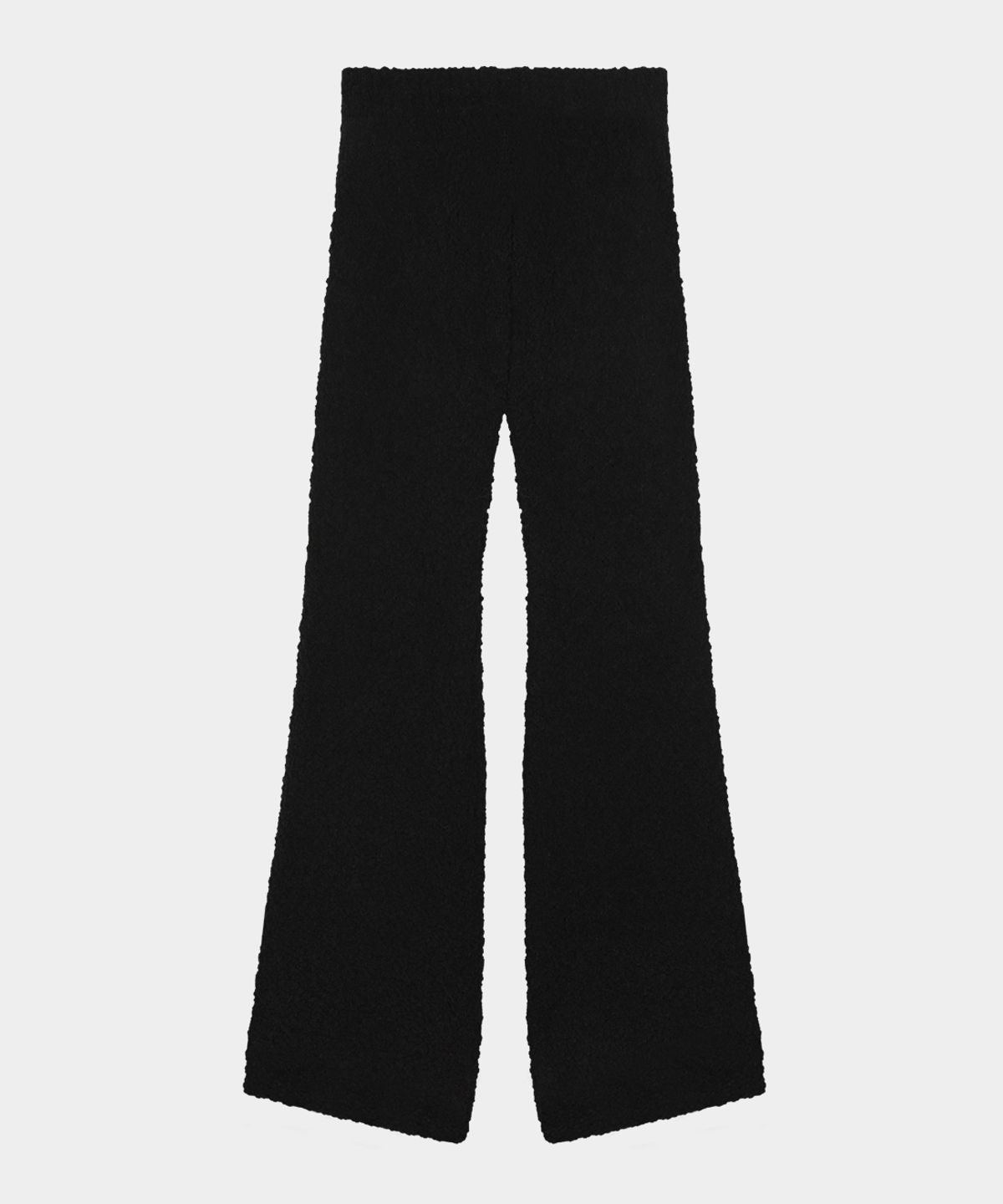 키시닝(KISYNING) Soft Fluffy Knit Pants (Black)