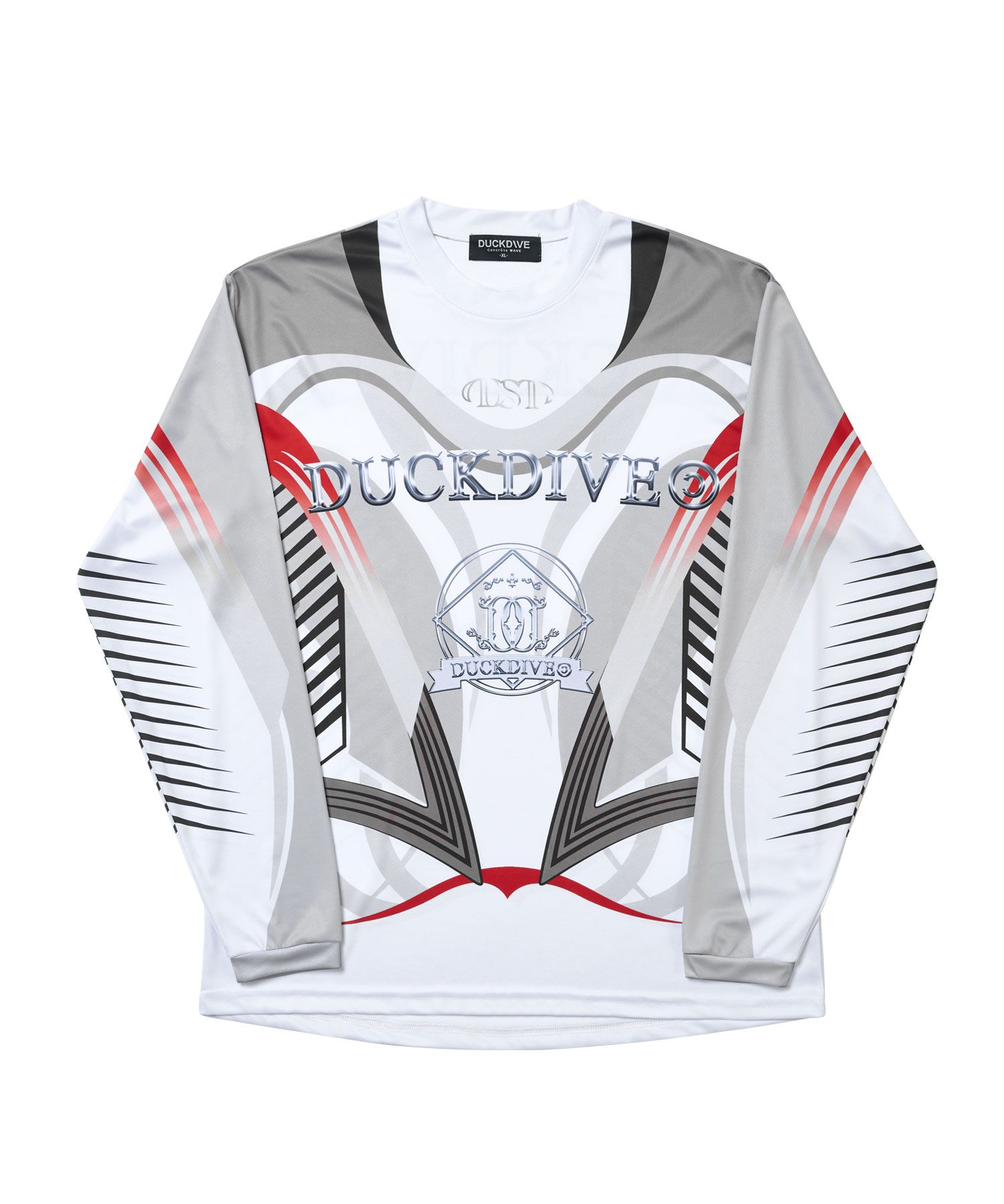 [DUCKDIVE] Spike Mesh Jersey Long Sleeve ★大人気★ MUSINSA | DUCKDIVE Spike Mesh Jersey Long Sleeve Grey