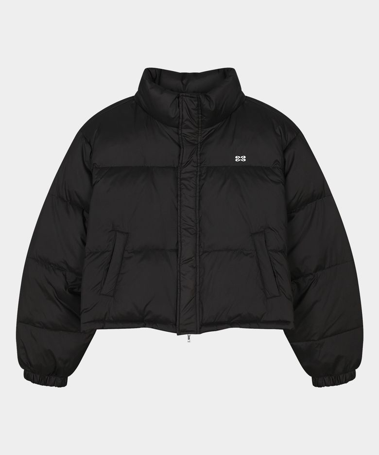Hooded Soft Puffer Padding (Black)