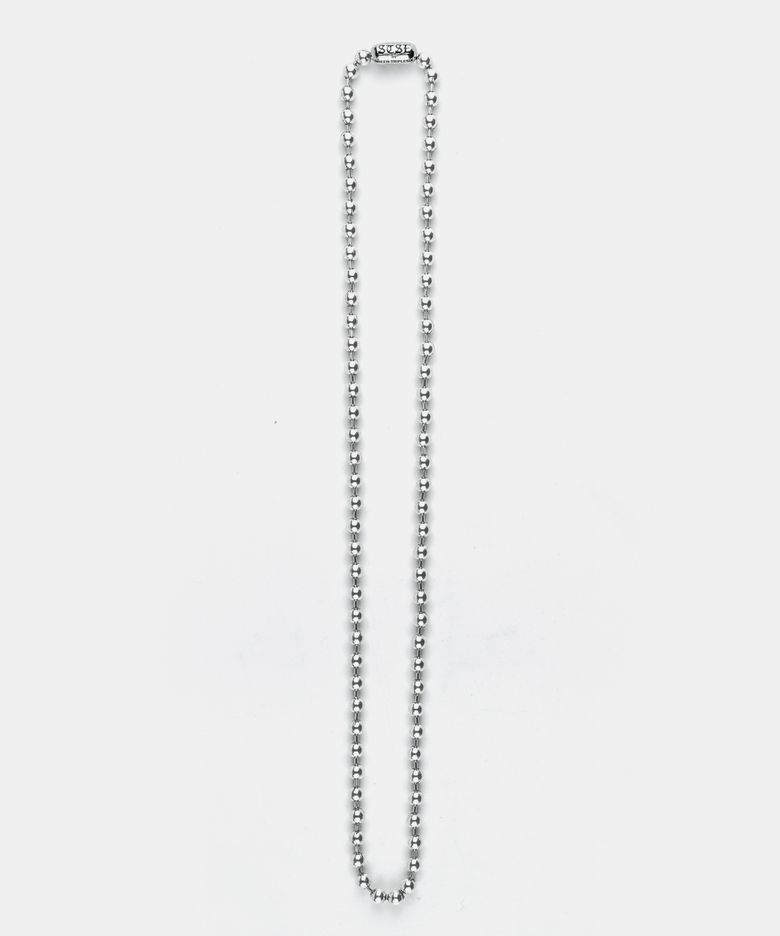 볼 체인 실버 목걸이 6mm