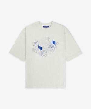 스키매틱 반소매 티셔츠 - 베이지 본 / ACWMTS198BEI