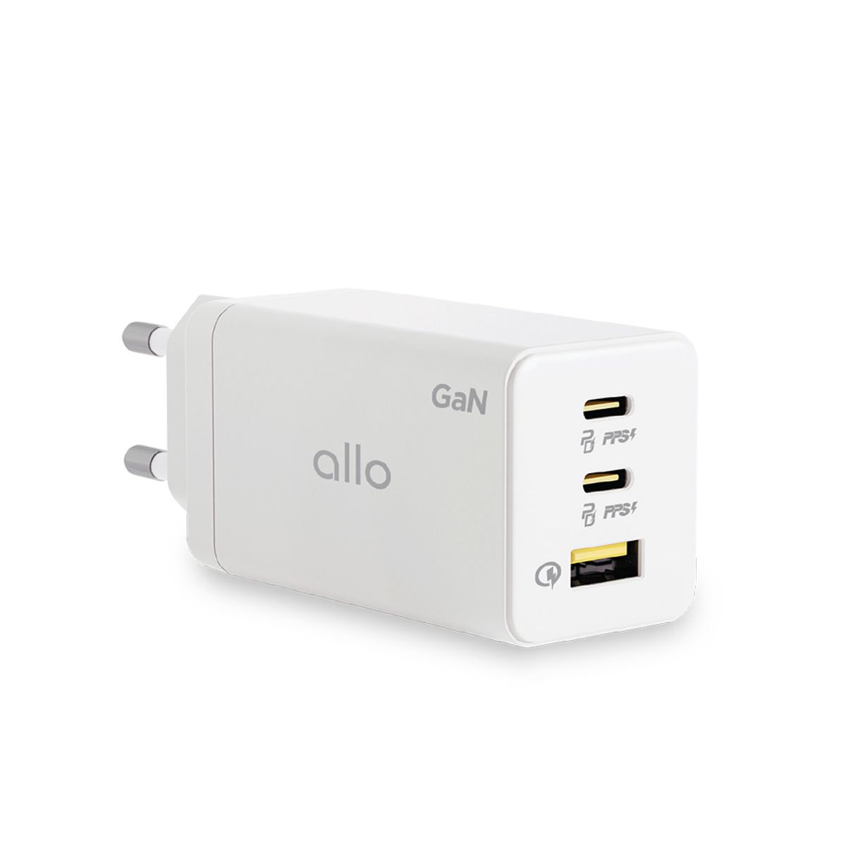 알로코리아(ALLO KOREA) 라이트 GaN 65W PD PPS QC 4.0 멀티 초고속 충전기 UC365G